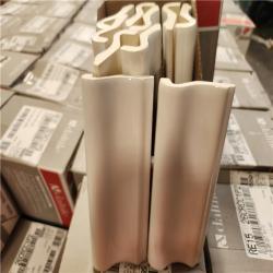 Phoenix NEW Daltile Restore Bright White 2 in. x 6 in. Glazed Ceramic Chair Rail Trim Tile (999 sq. ft./111 case)