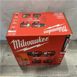 NEW - Milwaukee 18V Lithium-Ion Cordless Drill Driver/Impact Driver Combo Kit