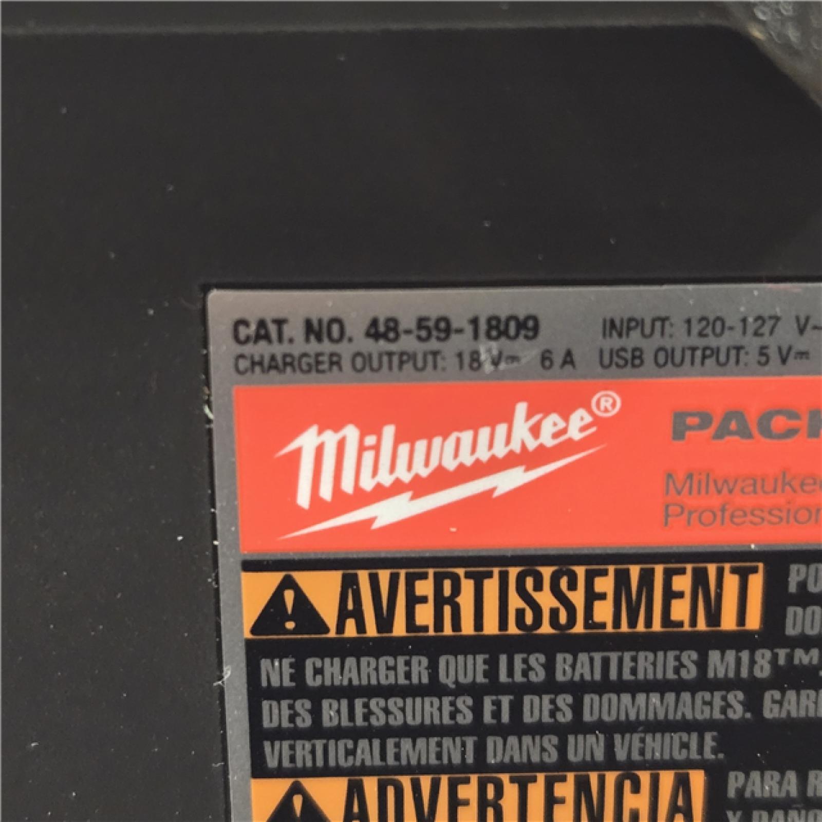 AS-IS Milwaukee M18 Packout Six Bay Rapid Charger (Tool-Only)