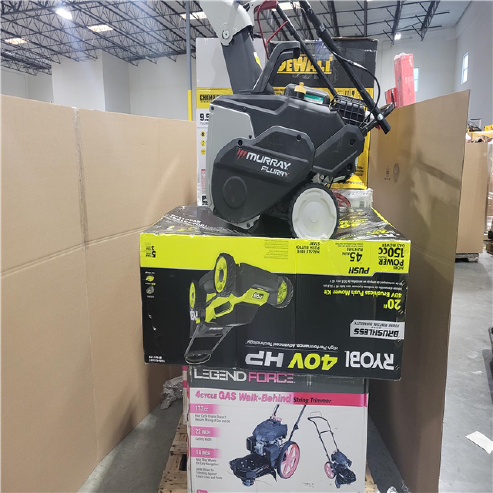 CALIFORNIA AS-IS OUTDOOR POWER EQUIPMENT