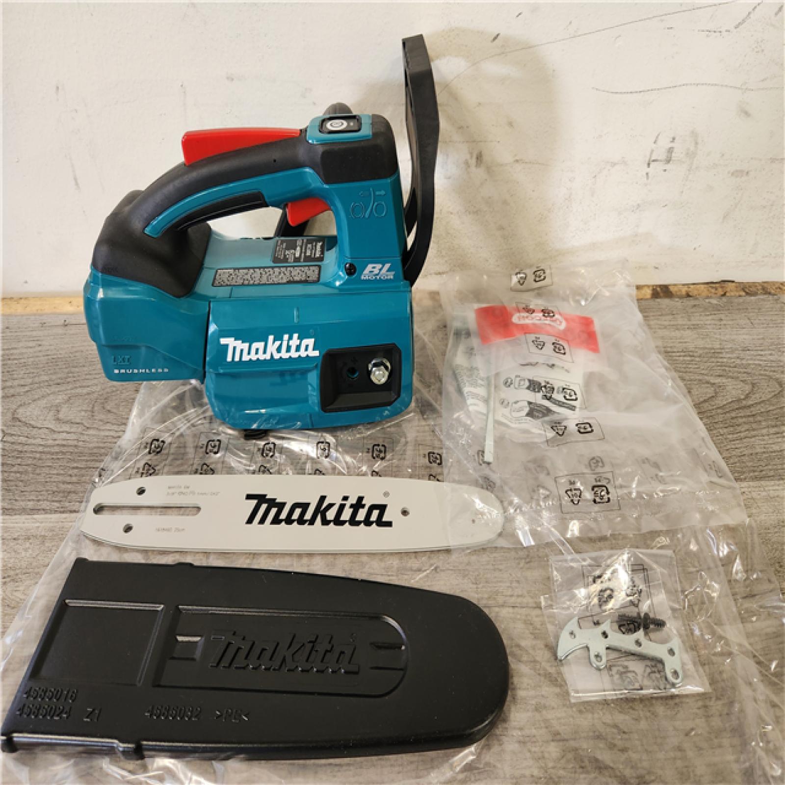Phoenix Location NEW Makita LXT 10 in. 18V Lithium-Ion Brushless Battery Top Handle Chain Saw (Tool-Only)