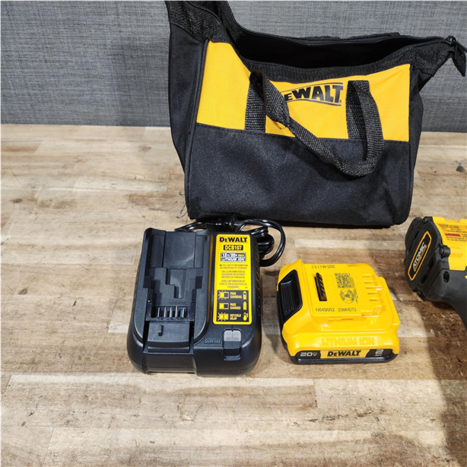 HOUSTON LOCATION - AS - IS DEWALT Atomic 20V Lithium-Ion Cordless Compact 1/2 in. Drill/Driver Kit