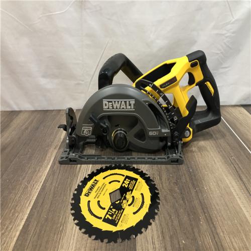 AS-IS DEWALT FLEXVOLT 60V MAX Cordless Brushless 7-1/4 in. Wormdrive Style Circular Saw (Tool Only)
