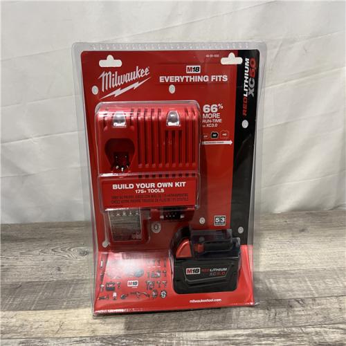 NEW - Milwaukee 18-Volt Lithium-Ion XC Starter Kit with One 5.0Ah Battery and Charger