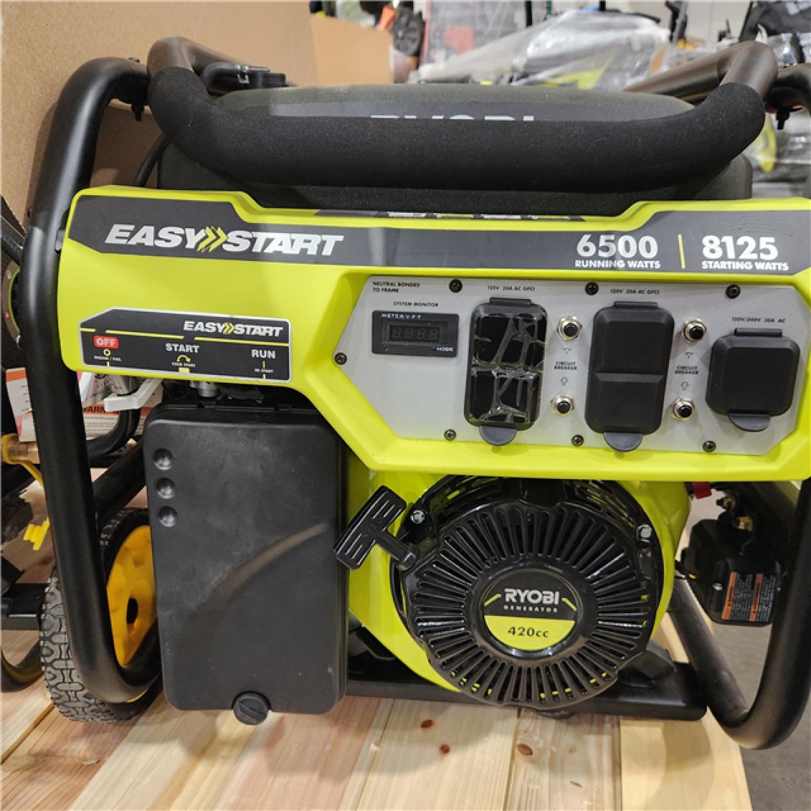 Dallas Location - As-Is RYOBI 6500 Watt Generator