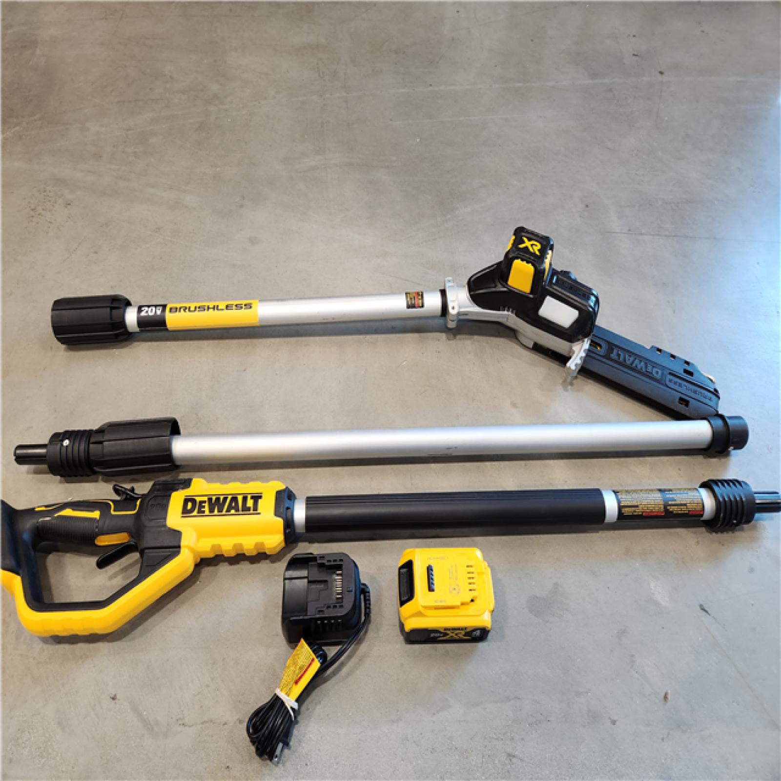AS-IS DEWALT 20V MAX Lithium-Ion Brushless Cordless 8in. Pole Saw Kit