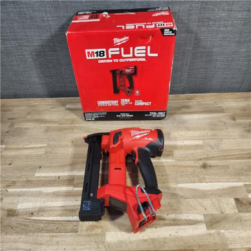 HOUSTON LOCATION - AS-IS MILWAUKEE FUEL 18-Volt Lithium-Ion Brushless Cordless 18-Gauge 1/4 in. Narrow Crown Stapler (Tool-Only)
