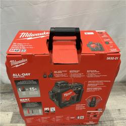 LIKE NEW - Milwaukee 12-Volt Lithium-Ion Cordless Green 250 ft. 3-Plane Laser Level Kit