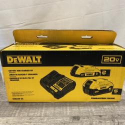NEW - DEWALT 20V MAX Lithium-Ion Battery Kit with 5.0Ah and 2.0Ah Battery and Charger