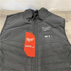 AS-IS Milwaukee Women's Large 12-Volt Lithium-Ion Cordless Axis Black Heated Vest Kit