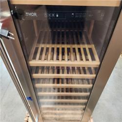 Phoenix Location AS-IS Thor Kitchen 24 in. 162-Bottle Dual Zone Freestanding Wine Cooler