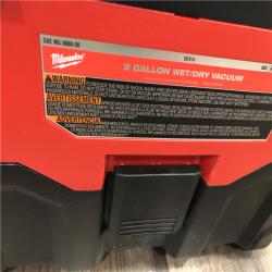 AS-IS Milwaukee 18-Volt 2 Gal. Lithium-Ion Cordless Wet/Dry Vacuum (Vacuum-Only)