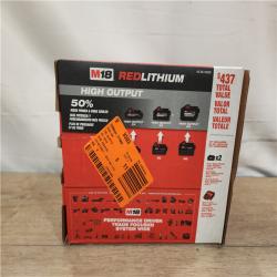 AS-IS- Milwaukee 18-Volt Lithium-Ion High Output Starter Kit