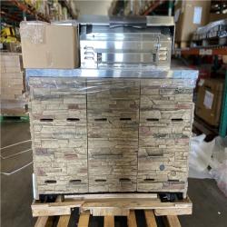 DALLAS LOCATION - SPIRE 5-Burner Built-In Propane Gas Stone Island Grill in Terra Rosa