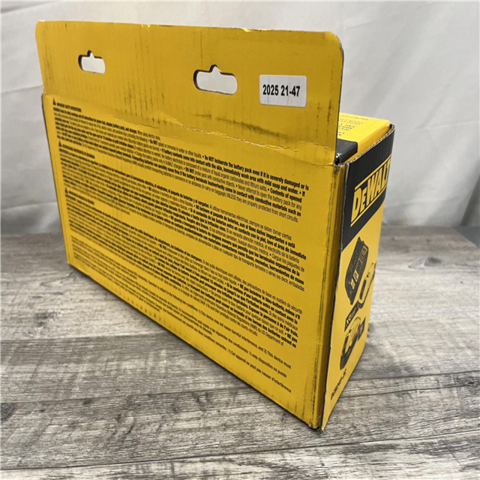 NEW - DEWALT 20V MAX Lithium-Ion Starter Kit with 4.0 Ah and 5.0 Ah Batteries and Charger