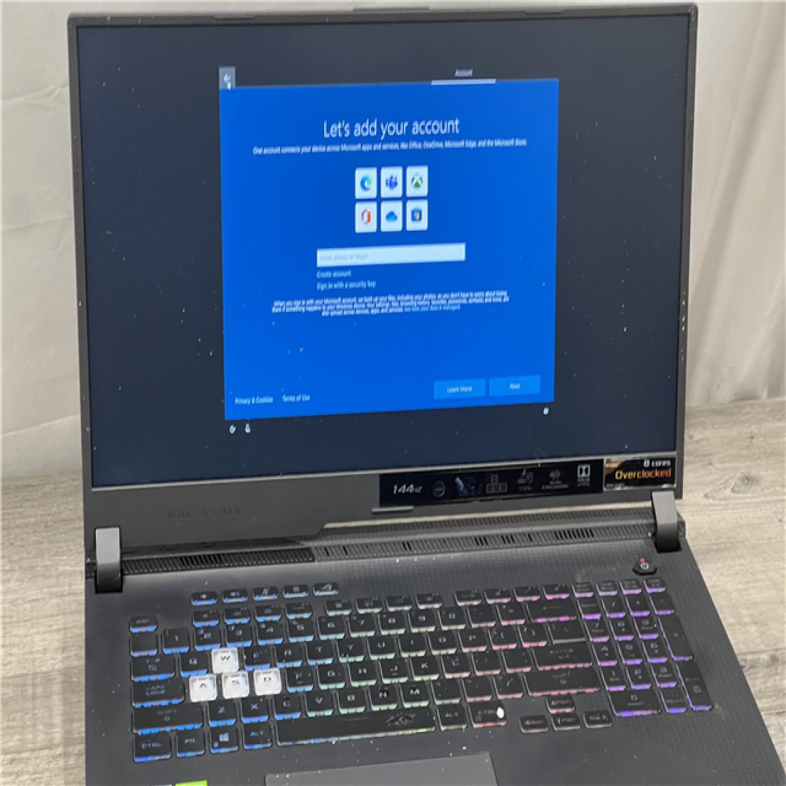 AS-IS Asus ROG Strix G713QE-PH96 17.3 FHD Ryzen 9 5900HX
