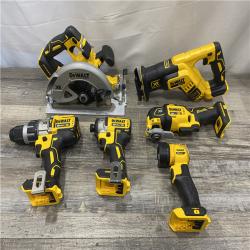 AS-IS DEWALT 20V MAX Cordless 6 Tool Combo Kit