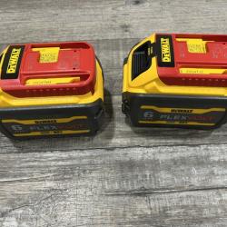 AS-IS DEWALT FLEXVOLT 20V/60V MAX Lithium-Ion 6.0Ah Battery Pack (2 Pack)