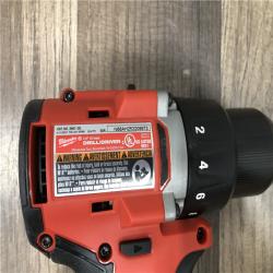 AS-IS Milwaukee 18V Lithium-Ion Brushless Cordless 1/2 in. Compact Drill/Driver (Tool-Only)