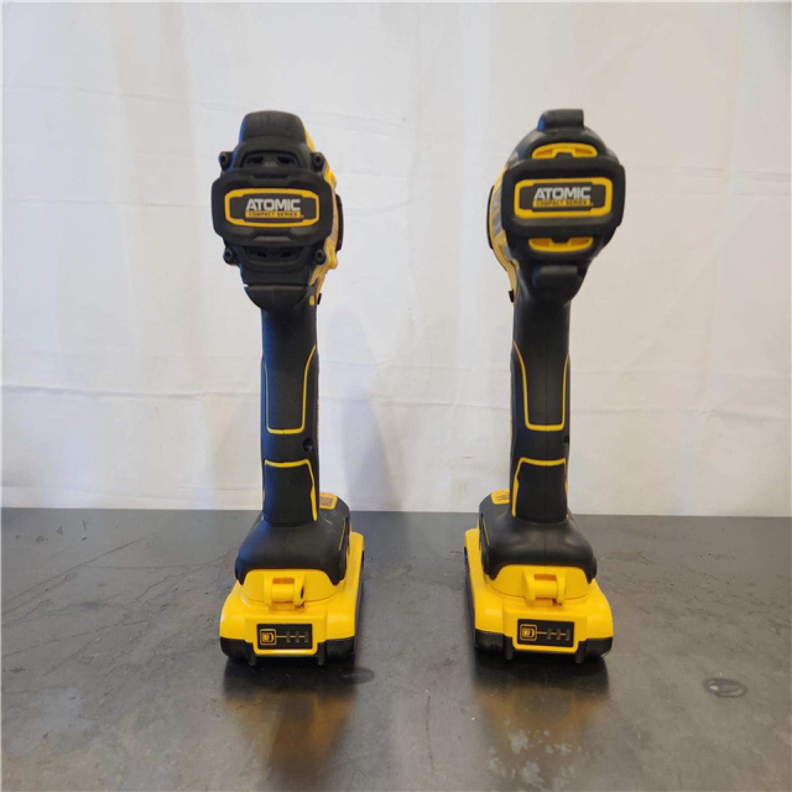 AS-IS- DEWALT ATOMIC 20-Volt MAX Lithium-Ion Cordless Combo Kit