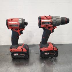 AS-IS- MILWAUKEE FUEL 18V Lithium-Ion Brushless Cordless Hammer Drill and Impact Driver Combo Kit