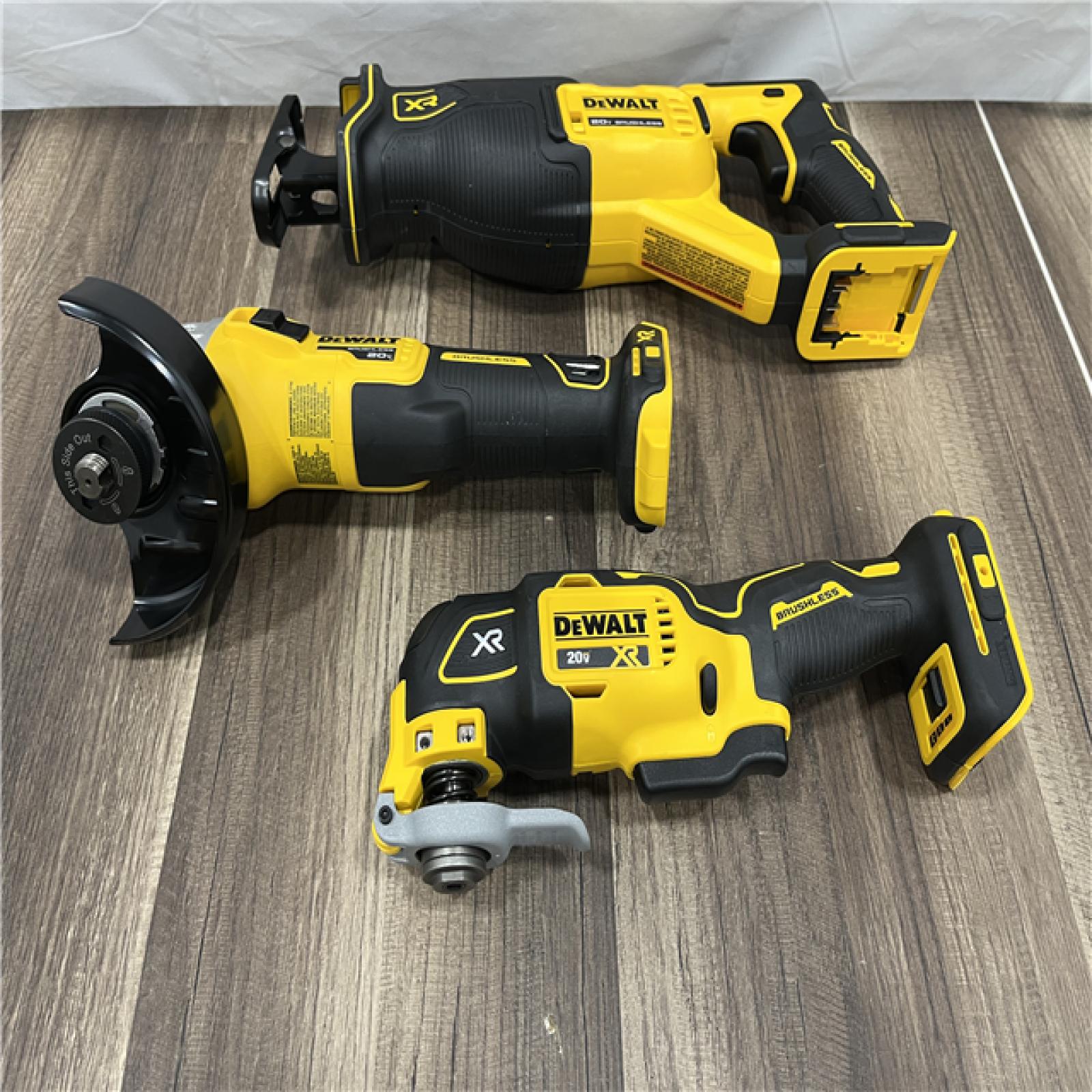 AS-IS DEWALT  20-Volt XR Lithium-Ion 6-Tool Cordless Combo Kit with (2) 5.0 Ah Battery Packs and Charger