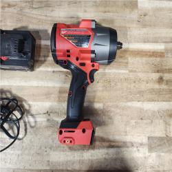 HOUSTON LOCATION - AS - IS Milwaukee FUEL 18V Lithium-Ion Brushless Cordless 1/2 in. Impact Wrench with Friction Ring W/ BATTERY & CHARGER