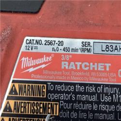 AS-IS Milwaukee FUEL 12V Cordless High Speed 3/8 in. Ratchet (Tool-Only)