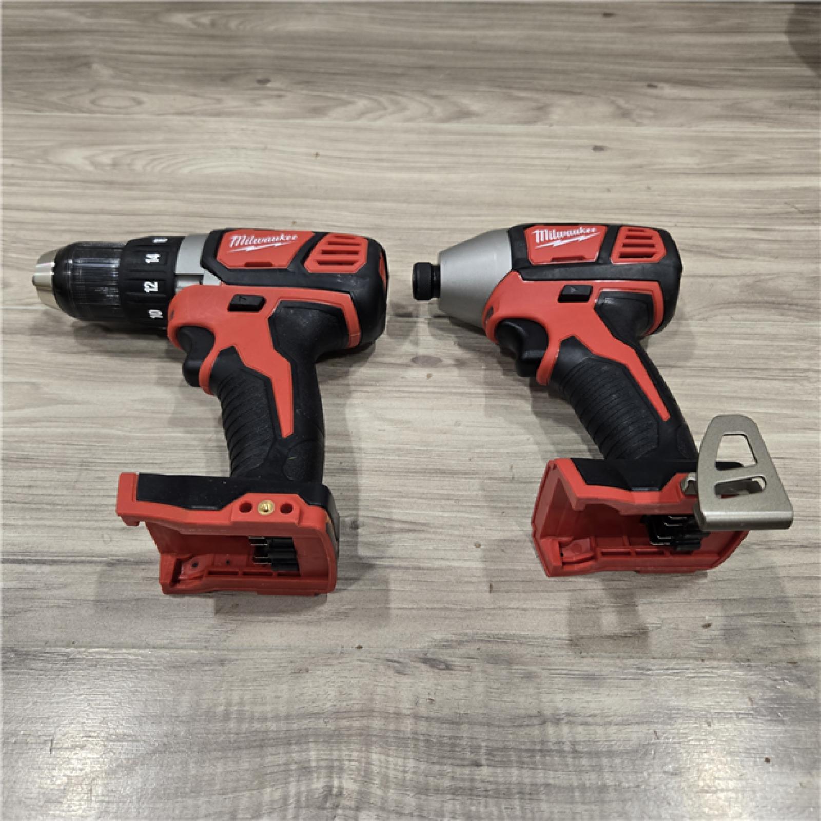 AS-IS Milwaukee 18V Cordless 2-Tool Drill/Driver and Impact Driver Kit