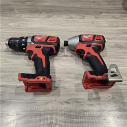 AS-IS Milwaukee 18V Cordless 2-Tool Drill/Driver and Impact Driver Kit