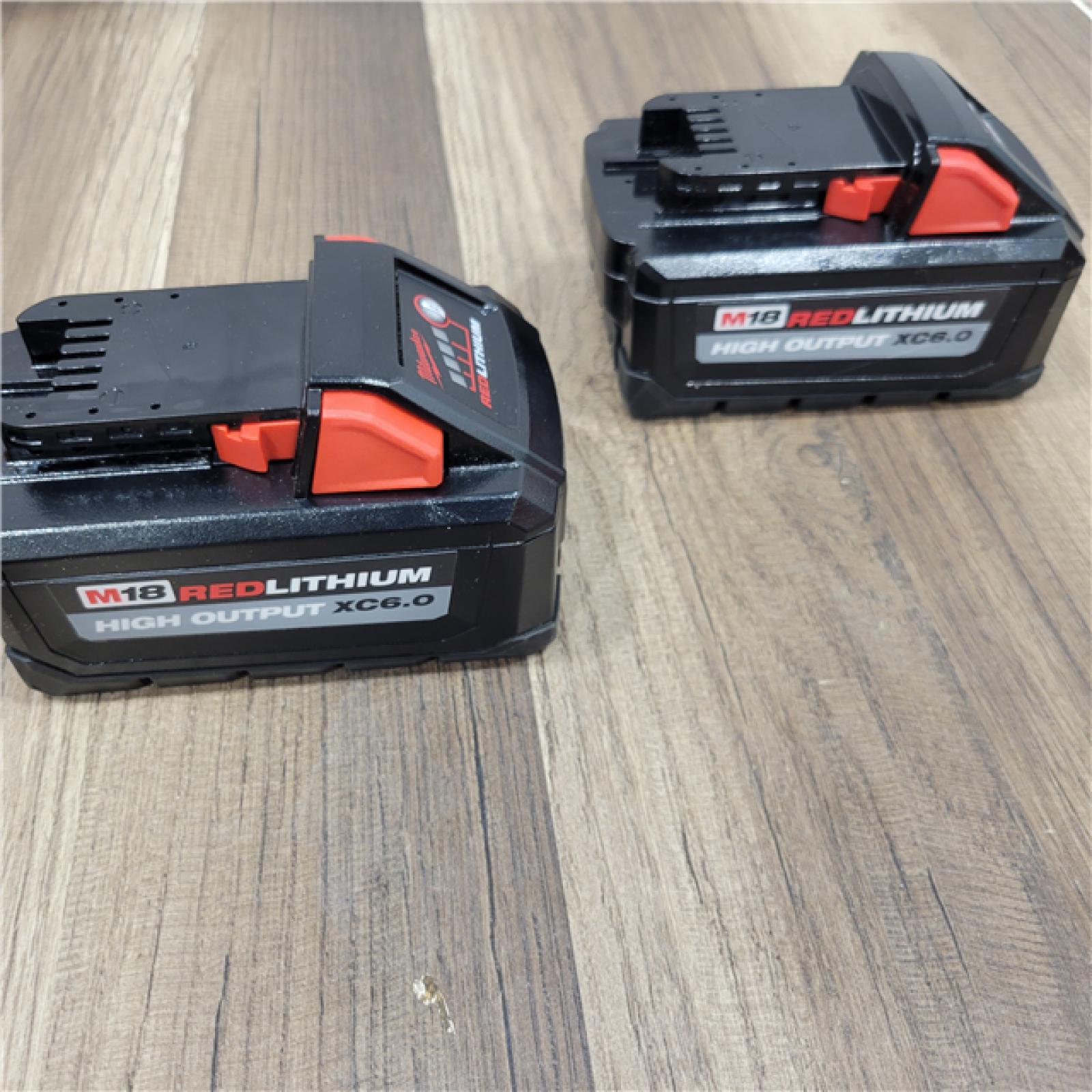 AS-IS Milwaukee M18 Red Lithium High Output XC6.0 System Starter Kit 48-59-1862S