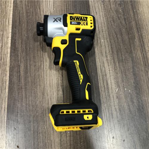 AS-IS DEWALT 20V MAX XR Cordless Brushless 1/4 in. 3-Speed Impact Driver (Tool-Only)