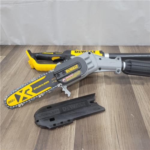 AS-IS DEWALT 20V MAX 8in. Brushless Cordless Battery Powered Pole Saw (Tool Only)