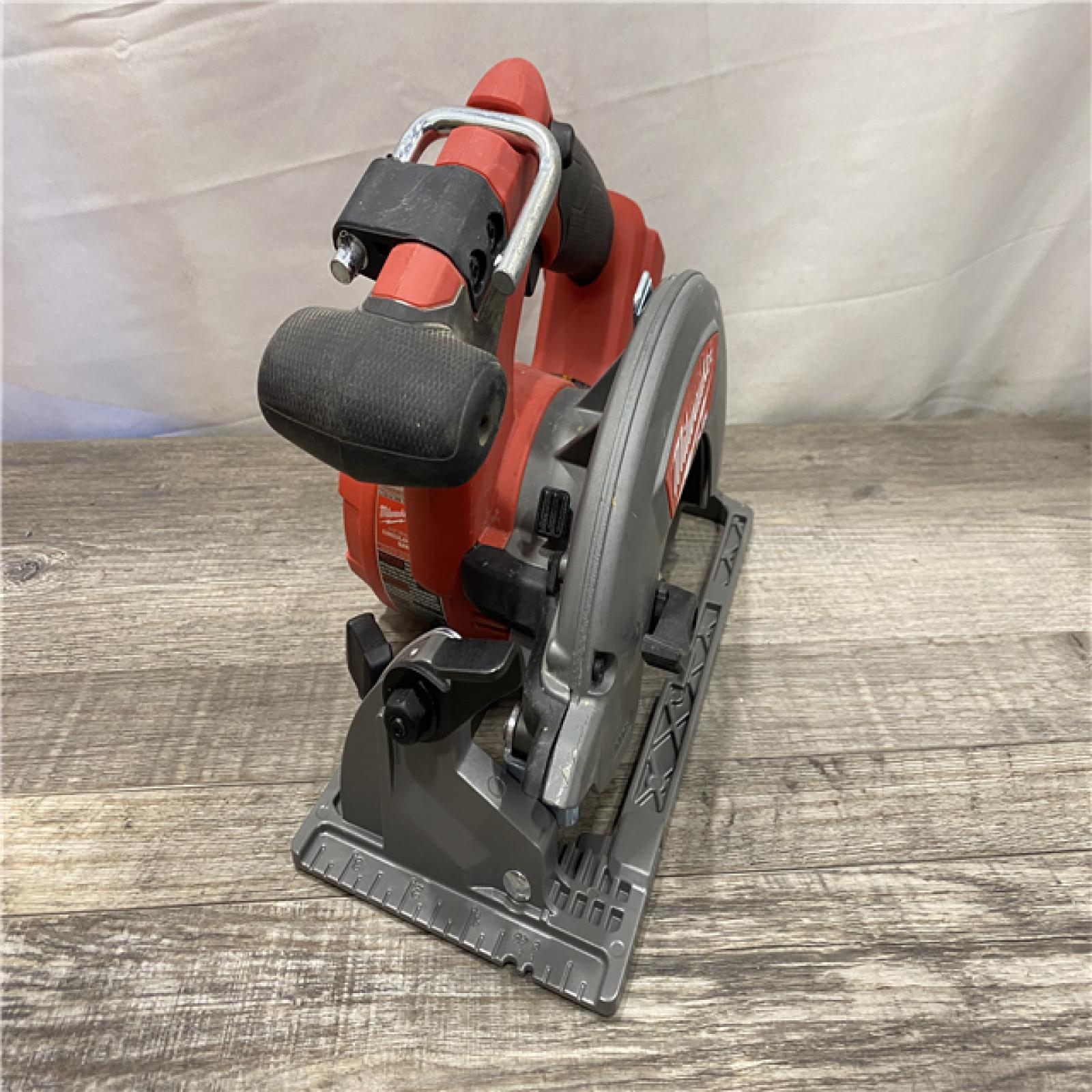 AS-IS Milwaukee FUEL 18V Lithium-Ion Brushless Cordless 6-1/2 in. Circular Saw (Tool-Only)