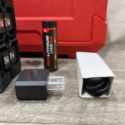 AS-IS Milwaukee 100 ft. REDLITHIUM Lithium-Ion USB Green Rechargeable Cross Line Laser Level with Charger