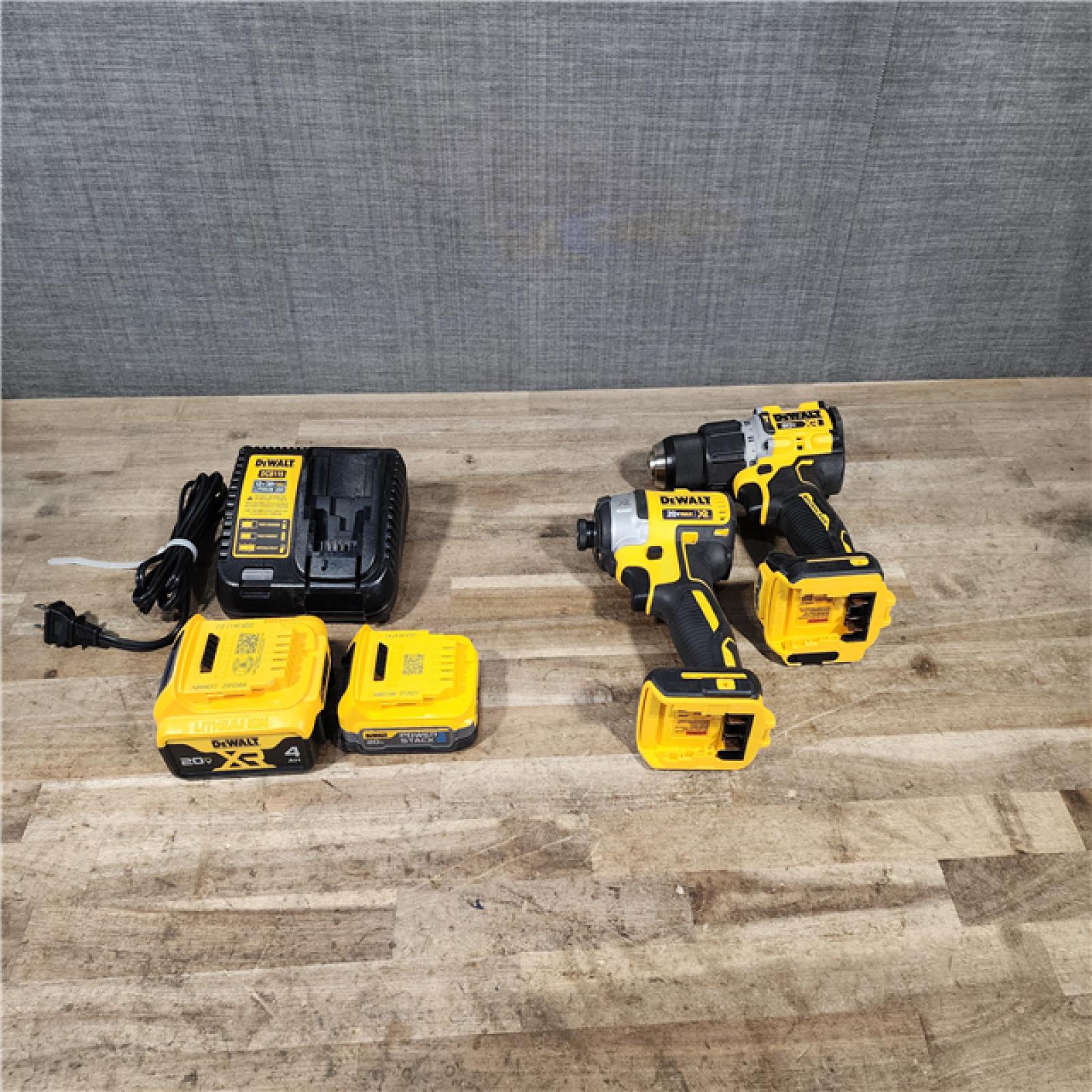 HOUSTON LOCATION - AS-IS DEWALT 20V MAX XR Lithium-Ion Cordless 2-Tool Combo Kit