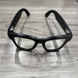 AS-IS Ray-Ban Meta Wayfarer - (Gen 1) Matte Black  Clear to Graphite Green Transitions: Smart Eyewear with Bluetooth  Wi-Fi  Meta AI