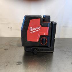 AS-IS- Milwaukee-Green Beam Laser Cross Line Plumb Point USB Rechargeable