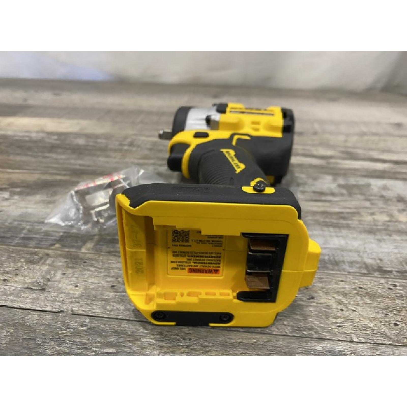 AS-IS DEWALT ATOMIC 20V MAX Cordless Brushless 3/8 in.Variable Speed Impact Wrench (Tool Only)