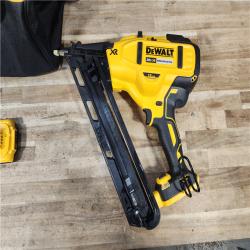 HOUSTON LOCATION - AS - IS DEWALT 20V MAX XR Lithium-Ion Cordless 2-1/2 in. 15-Gauge Finish Nailer Kit