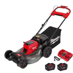 DALLAS LOCATION - NEW! Milwaukee M18 FUEL Brushless Cordless 21 in. Walk Behind Dual Battery Self-Propelled Mower w/(2) 12.0Ah FORGE Battery and Charger