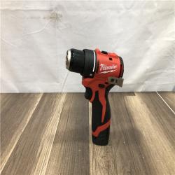 AS-IS Milwaukee 12-Volt Lithium-Ion Brushless Cordless Subcompact Brushless Drill Driver Kit