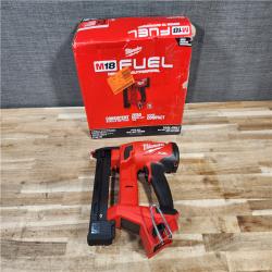 HOUSTON LOCATION - AS-IS (APPEARS LIKE NEW) Milwaukee FUEL 18-Volt Lithium-Ion Brushless Cordless 18-Gauge 1/4 in. Narrow Crown Stapler (Tool-Only)