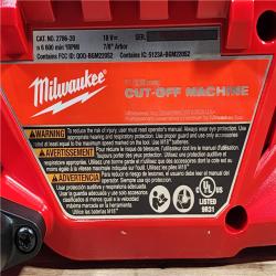 HOUSTON LOCATION - AS-IS (APPEARS LIKE NEW) Milwaukee FUEL ONE-KEY 18V Lithium-Ion Brushless Cordless 9 in. Cut Off Saw (Tool-Only)