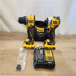 AS-IS- DEWALT ATOMIC 20-Volt MAX Lithium-Ion Cordless Combo (2-Tool) Kit