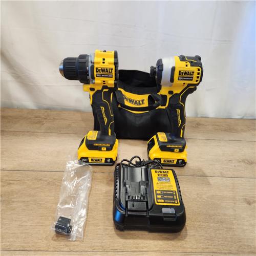 AS-IS- DEWALT ATOMIC 20-Volt MAX Lithium-Ion Cordless Combo (2-Tool) Kit