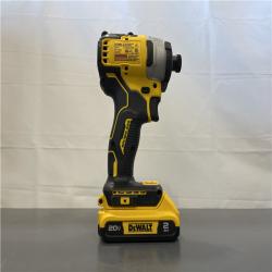 AS-IS - DeWALT ATOMIC 20V MAX Cordless Compact Impact Driver Kit W/ Li-Ion Battery, 1/4, Brushless