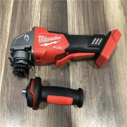 AS-IS Milwaukee FUEL 18V Lithium-Ion Brushless Cordless 4-1/2 in./5 in. Grinder w/Paddle Switch (Tool-Only)
