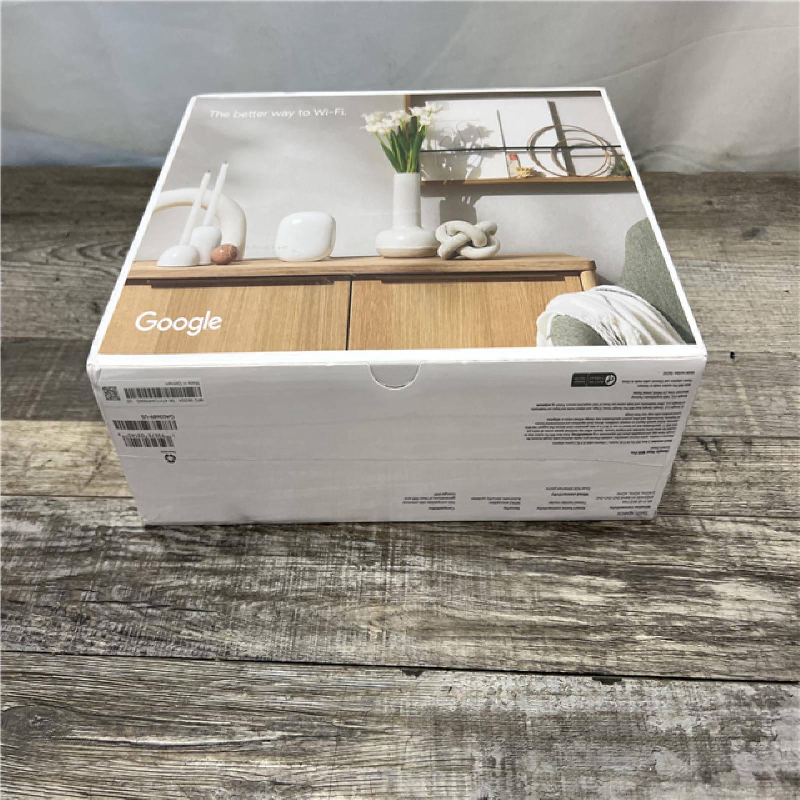 NEW Nest Wifi Pro - Wi-Fi 6E - Reliable Home WiFi System with Fast Speed and Whole Home Coverage - Mesh Wi-Fi Router - Snow - 2-pack