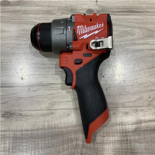AS-IS Milwaukee FUEL 12V Lithium-Ion Brushless Cordless 1/2 in. Hammer Drill (Tool-Only)